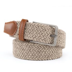 Belts | Crafted Mélange Woven Wool Belt Navy/Gale Grey –  Mens Accessories Belts