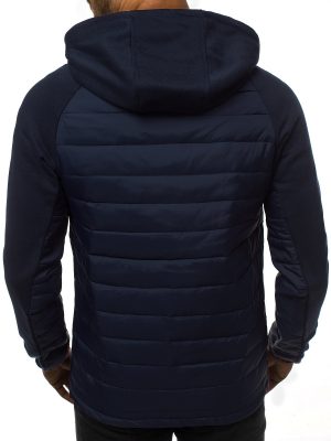 Jackets | Women’s Hooded Merge Jacket Navy/Abaco Blue –  Womens Jackets Jackets