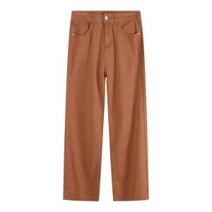 Pants | Superior Soft Corduroy Five-Pocket Pant Cognac –  Mens Bottoms Cognac