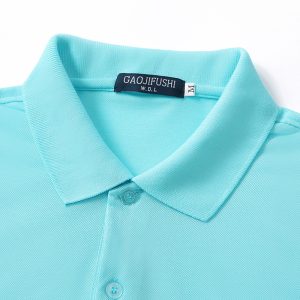 Polos | Albatross Cotton Blend Piqué Polo Blue Frost –  Mens Mens Blue Frost