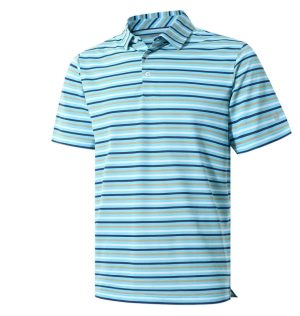 Polos | Creston Performance Mesh Polo Liberty Blue –  Mens Mens Liberty Blue