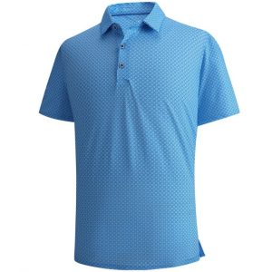 Polos | Quadratic Performance Mesh Polo Grapefruit –  Mens Mens Grapefruit