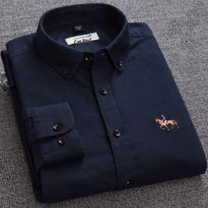 Sport Shirts | Tamworth Chambray Cotton-Stretch Sport Shirt Indigo –  Mens Mens Indigo