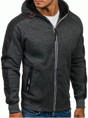 Sweaters | Holdridge Hybrid Full-Zip Hooded Sweater Black –  Mens Mens Black