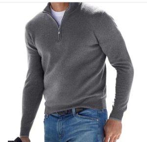 Sweaters | Nevis Twisted Quarter-Zip Iron –  Mens Mens Iron