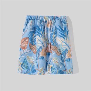 Swim Trunks | Pineapple In Paradise Swim Trunk Coral Reef –  Mens Bottoms Coral Reef