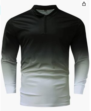 Pullovers | Perth Ombré Performance Quarter-Zip Gale Grey –  Mens Mens Gale Grey